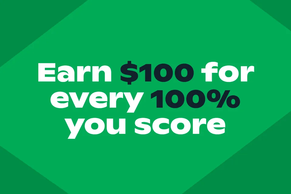 $100 for 100% cover